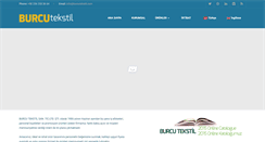 Desktop Screenshot of burcutekstil.com